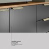 Cozinha Compacta Pitaya 7 Portas 2 Gavetas Amêndola/Grafito Prime Tx - Demobile