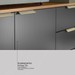 Cozinha Compacta Pitaya 7 Portas 2 Gavetas Amêndola/Grafito Prime Tx - Demobile