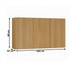 Armário Aéreo Cozinha Dakota 120 Cm 3 Portas Cinamomo - Valdemóveis