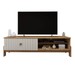 Rack para TV Até 55 Polegadas Ouro Preto 2 Portas Cinamomo/Off White - Valdemoveis