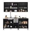 Cozinha Completa Firenze 10 Portas 2 Gavetas 6171.161 Chumbo/Titânio - Indékes