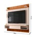 Painel para TV Até 65 Polegadas Vênus 1 Porta Ripado 3d Off White/Freijó - Caemmun