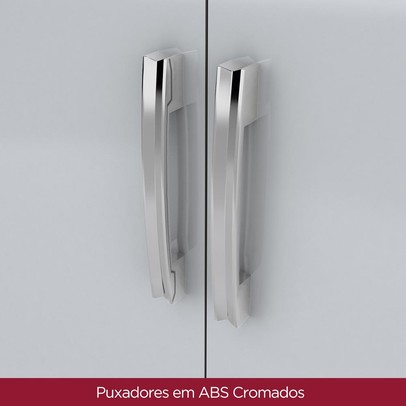 Armário Multiuso 2 Portas River Branco - Pnr Móveis