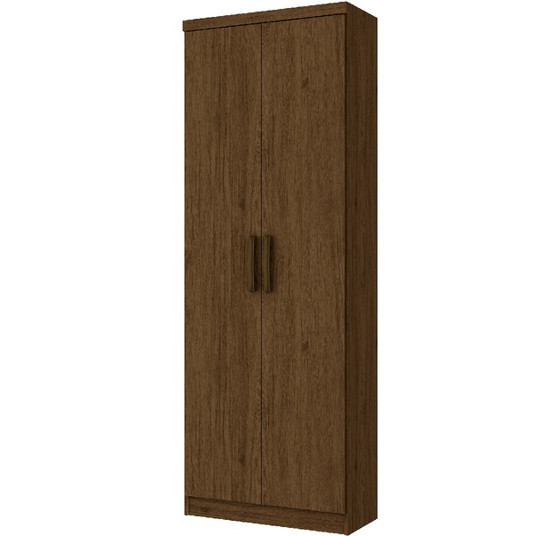 Armário Multiuso River 2 Portas Castanho Hp - Pnr Móveis