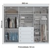 Guarda-Roupa Casal Moscow 6 Portas 4 Gavetas Branco Hp - Pnr Móveis