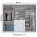 Guarda-Roupa Casal Moscow 6 Portas 4 Gavetas Branco Hp - Pnr Móveis