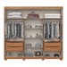 Guarda-Roupa Casal Ravé 6 Portas 4 Gavetas Flex Nature - Pnr Móveis
