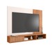 Painel para TV Até 55 Polegadas Ritmo 1 Porta Ripado 3d Freijó/Off White - Caemmun