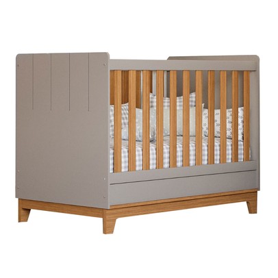 Berço Biscoito 100% Mdf Fendi/Nature - Permóbili