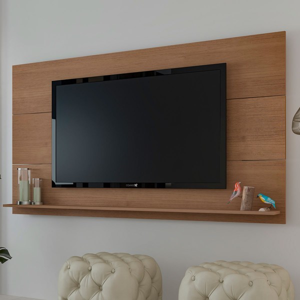 Painel para TV Até 60 Polegadas Slim Cinamomo C/ Suporte para TV - Artely Móveis