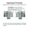 Painel para TV Até 60 Polegadas Slim Cinamomo C/ Suporte para TV - Artely Móveis