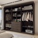 Guarda-Roupa Casal 6 Portas Aquiles Nogueira Touch - Panorama Móveis