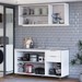 Cozinha Compacta Helena 120 Cm Helena 6 Portas 2 Gavetas Branco Neve - Panorama Móveis