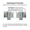 Rack com Painel para TV Até 75 Polegadas Tauari C/ Suporte para TV 2 Portas Carvalho/Menta - Pnr Móveis