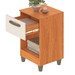 Mesa de Cabeceira Prada 1 Gaveta Cinamomo/Off White - Fellicci