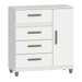 Cômoda Leme 1 Porta 4 Gavetas Branco - Fellicci