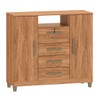 Cômoda Angra 2 Portas 4 Gavetas Mel - Fellicci