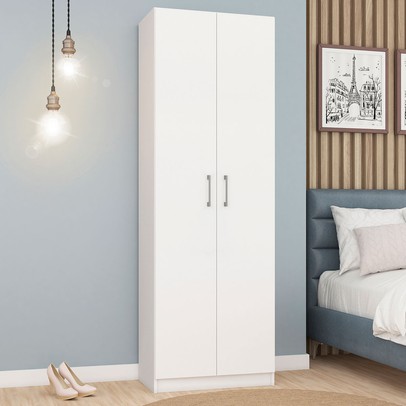 Armário Multiuso Cali 2 Portas Branco - Fellicci