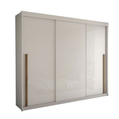 Guarda-Roupa Casal Cardial 3 Portas 6 Gavetas Branco - Panorama Móveis