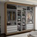 Guarda-Roupa Casal Cardial 3 Portas 6 Gavetas Cinamomo/Off White - Panorama Móveis