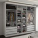 Guarda-Roupa Casal Cardial 3 Portas 6 Gavetas com Espelho Branco - Panorama Móveis