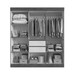 Guarda-Roupa Casal Sartori 6 Portas 2 Gavetas 100% Mdf Branco - Pnr Móveis