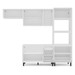 Cozinha Completa Meena 8 Portas 4 Gavetas 40250052 Branco/Azul - Politorno