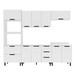 Cozinha Completa Meena 10 Portas 4 Gavetas 40250055 Branco - Politorno