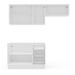 Cozinha Completa Meena 6 Portas 3 Gavetas 40250057 Branco/Creme - Politorno