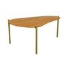 Mesa de Centro Orgânica 100% Mdf Tb627 Freijó - Dalla Costa