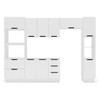 Cozinha Completa Meena 10 Portas 4 Gavetas 40250062 Branco - Politorno