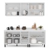 Cozinha Completa Meena 9 Portas 3 Gavetas 40250065 Branco/Creme - Politorno