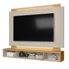 Painel para TV Até 75 Polegadas Havana 1 Porta com Led Tauri/Off White Fosco - Linea Brasil