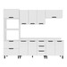 Cozinha Completa Meena 10 Portas 4 Gavetas 40250067 Branco - Politorno
