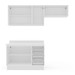 Cozinha Completa Meena 6 Portas 3 Gavetas 40250069 Branco - Politorno