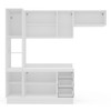 Cozinha Completa Meena 8 Portas 3 Gavetas 40250072 Branco - Politorno