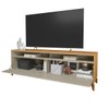 Rack para TV Até 75 Polegadas Dubai 2 Portas 208039 Tauri/Off White Fosco - Linea Brasil