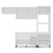 Cozinha Completa Amara 8 Portas 4 Gavetas 40250076 Branco/Creme - Politorno