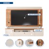 Painel para TV Até 75 Polegadas Dali 2 Portas 1 Gaveta com Led Off White/Freijó - Caemmun