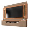 Painel para TV Até 75 Polegadas Dali 2 Portas 1 Gaveta com Led Suede/Freijó - Caemmun