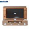 Painel para TV Até 75 Polegadas Dali 2 Portas 1 Gaveta com Led Suede/Freijó - Caemmun