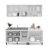 Cozinha Completa Amara 9 Portas 3 Gavetas 40250077 Branco - Politorno