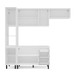 Cozinha Completa Amara 8 Portas 3 Gavetas 40250078 Branco/Azul - Politorno