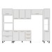 Cozinha Completa Amara 10 Portas 4 Gavetas 40250080 Branco - Politorno