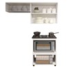 Cozinha Compacta Angra 3 Portas Branco - Kaiki Móveis