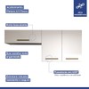Cozinha Compacta Angra 3 Portas Branco - Kaiki Móveis
