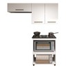 Cozinha Compacta Angra 3 Portas Branco - Kaiki Móveis