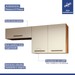 Cozinha Compacta 4 Portas Branco - Kaiki Móveis