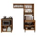 Cozinha Compacta Blumenau 6 Portas 3 Prateleiras Nature/Off White - Kaiki Móveis