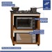 Cozinha Compacta Barueri 5 Portas 1 Gaveta Nature/Off White - Kaiki Móveis